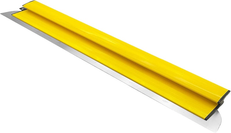 YLTOLOO 47 Inch Drywall Skimming Blade, Precision 0.4mm Stainless Steel Blade (Replaceable), Drywall Trowel for Plasterboard and Wallboard, With Ergonomically Designed Grip - Image 1
